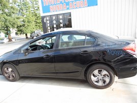 2014 Honda Civic Lx Black Sedan 1.8L AT #A24870